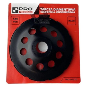 TARCZA DIAMENTOWA JEDNORZĘ. 125x5x22.23 mm PRO